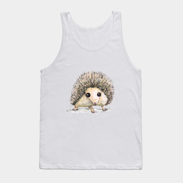 Cute hedgehog Tank Top by Bwiselizzy